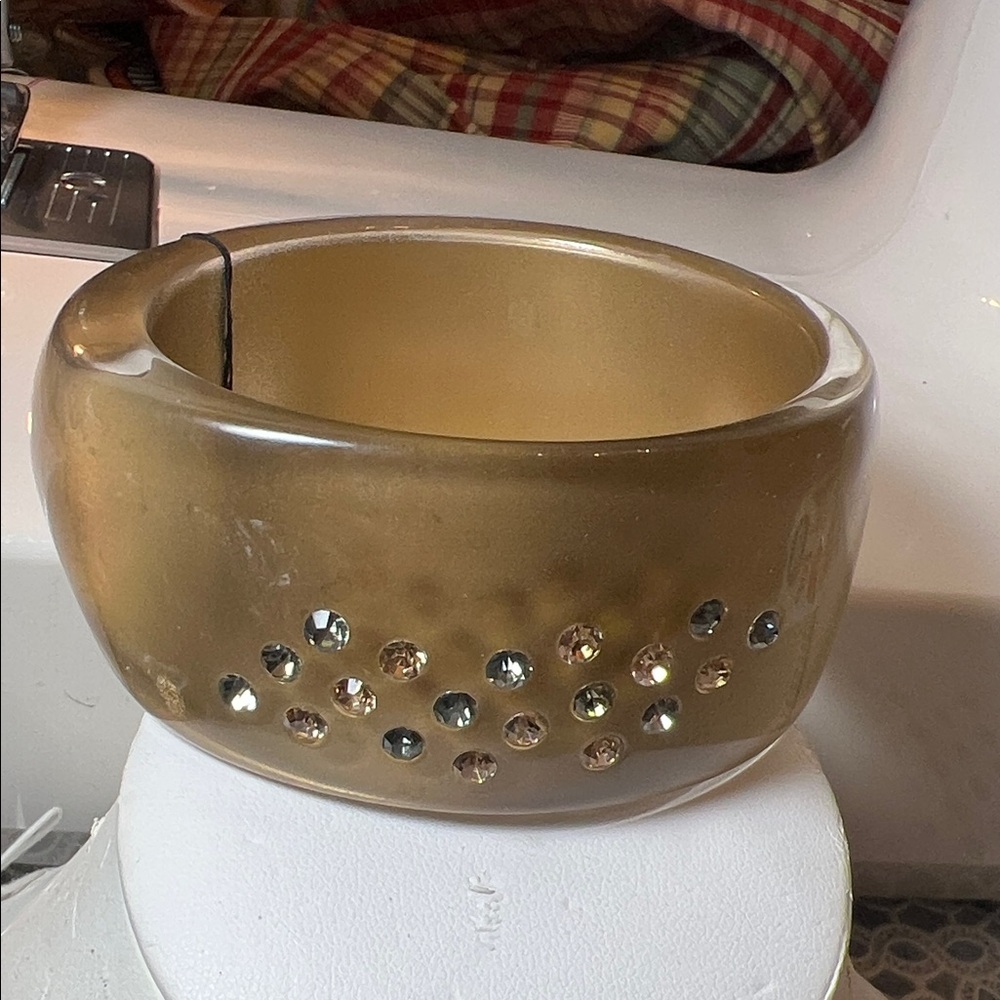 a new day Gold Bracelet with Gem Accents